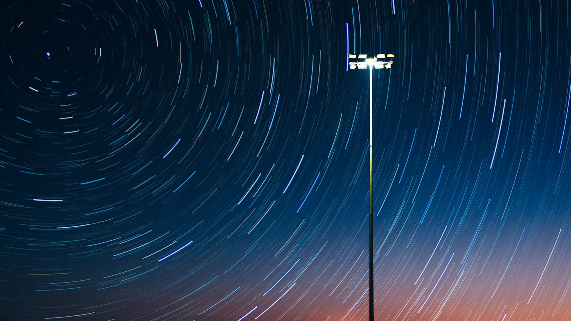 time lapse photography of stars